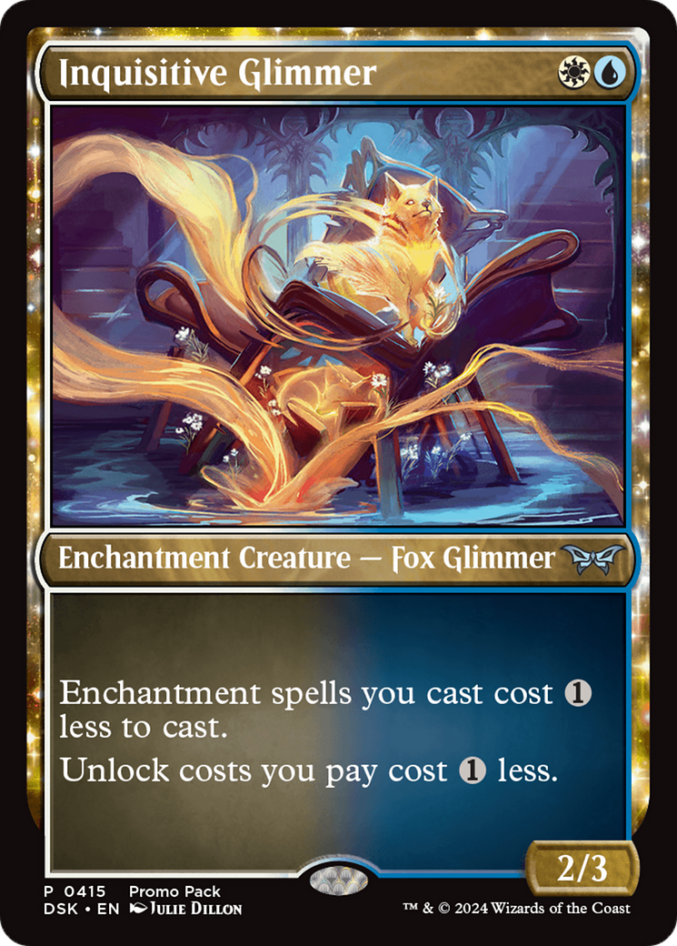 Inquisitive Glimmer (415) [Duskmourn: House of Horror] - Deck Out Gaming