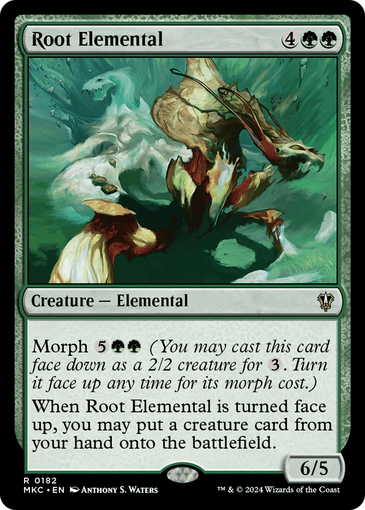 Root Elemental (182) [Murders at Karlov Manor Commander] - Deck Out Gaming