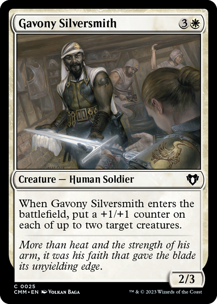 Gavony Silversmith (25) [Commander Masters] foil - Deck Out Gaming