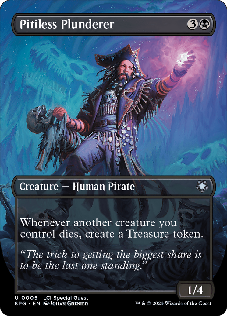 Pitiless Plunderer (Borderless) (5) [Special Guests] - Deck Out Gaming