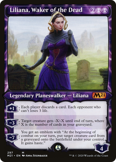 Liliana, Waker of the Dead (Showcase) (297) [Core Set 2021] - Deck Out Gaming