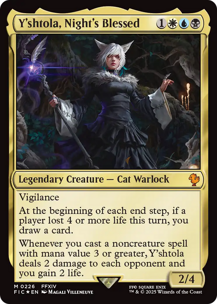 Y'shtola, Night's Blessed (226) [Commander: FINAL FANTASY] foil - Deck Out Gaming