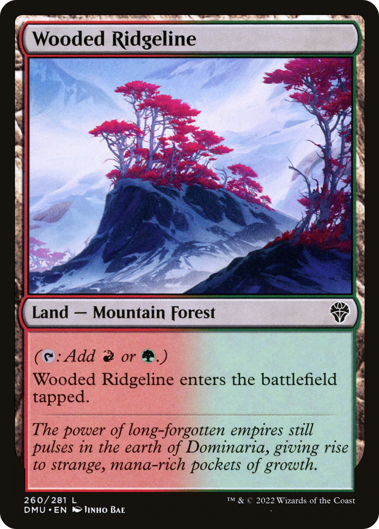 Wooded Ridgeline (260) [Dominaria United] foil - Deck Out Gaming