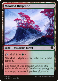 Wooded Ridgeline (260) [Dominaria United] - Deck Out Gaming