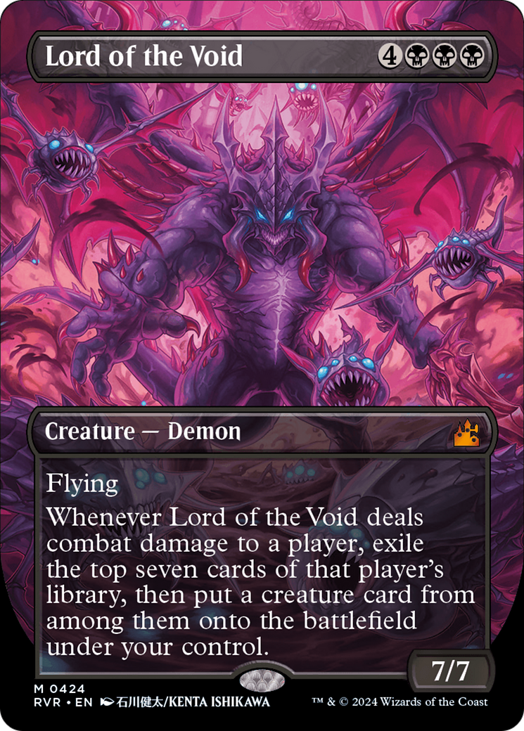 Lord of the Void (Anime Borderless) (424) [Ravnica Remastered] foil - Deck Out Gaming