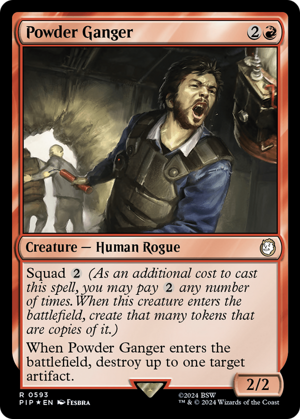 Powder Ganger (Surge Foil) (593) [Fallout] foil - Deck Out Gaming