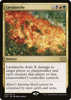 Lavalanche (240) [Double Masters 2022] foil - Deck Out Gaming