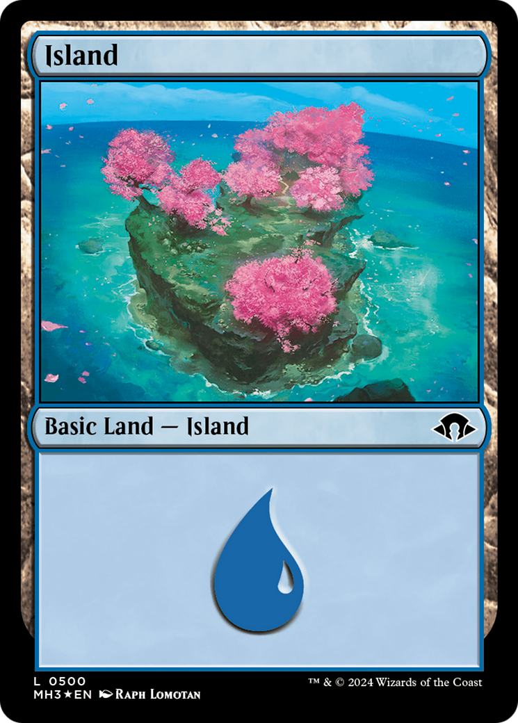 Island (0500) (Ripple Foil) (500) [Modern Horizons 3] foil - Deck Out Gaming
