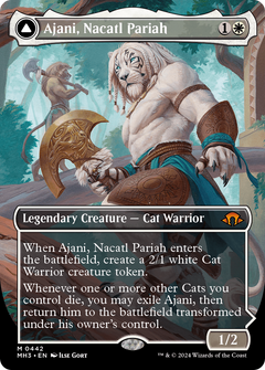 Ajani, Nacatl Pariah (Borderless) (442) [Modern Horizons 3] - Deck Out Gaming