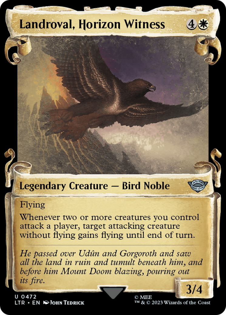 Landroval, Horizon Witness (Showcase Scrolls) (472) [The Lord of the Rings: Tales of Middle-earth] - Deck Out Gaming