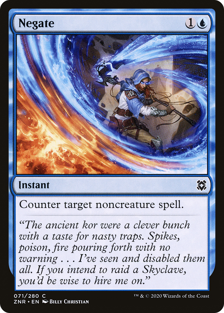 Negate (71) [Zendikar Rising] - Deck Out Gaming