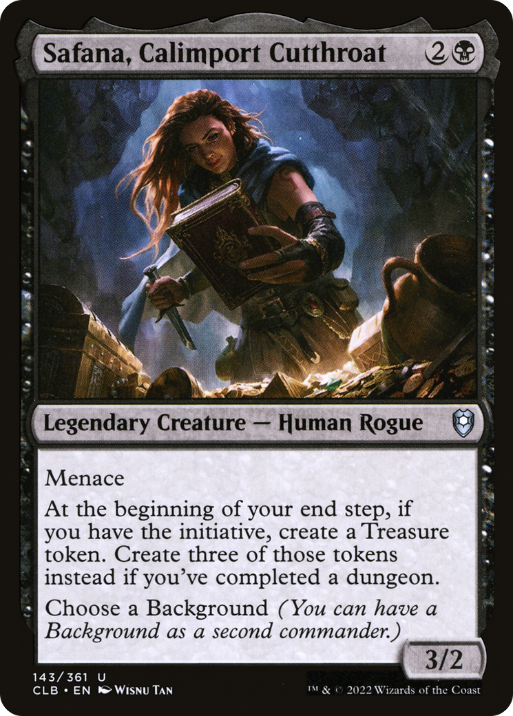 Safana, Calimport Cutthroat (143) [Commander Legends: Battle for Baldur's Gate] foil - Deck Out Gaming