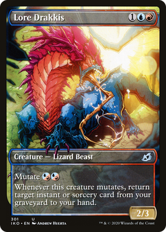 Lore Drakkis (301) [Ikoria: Lair of Behemoths] foil - Deck Out Gaming