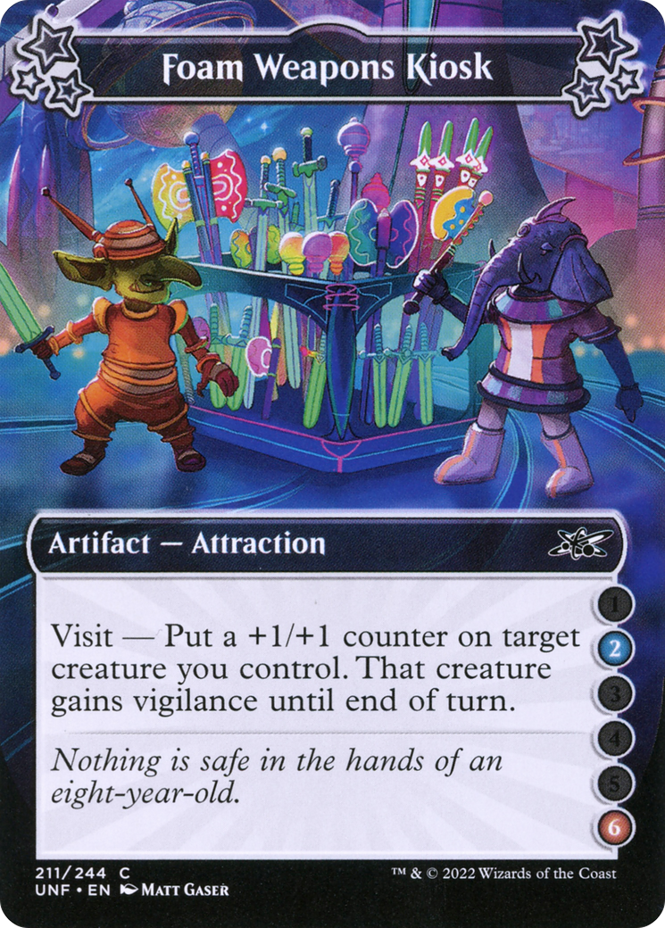 Foam Weapons Kiosk (2-6) (211) [Unfinity] - Deck Out Gaming