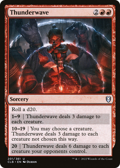 Thunderwave (201) [Commander Legends: Battle for Baldur's Gate] foil - Deck Out Gaming