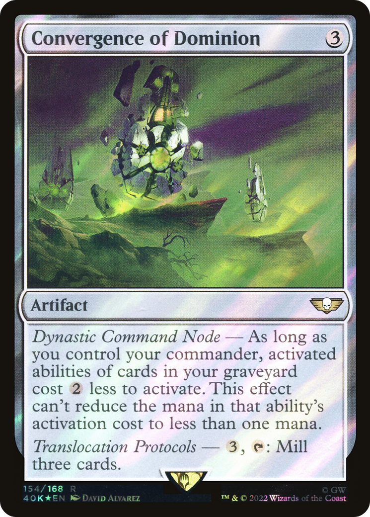 Convergence of Dominion (Surge Foil) (154) [Warhammer 40,000 Commander] foil - Deck Out Gaming