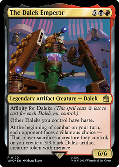 The Dalek Emperor (120) [Doctor Who] foil - Deck Out Gaming