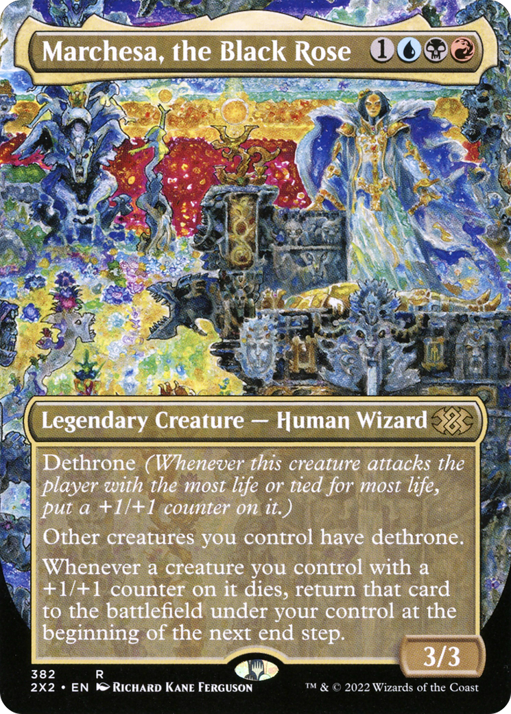 Marchesa, the Black Rose (Borderless) (382) [Double Masters 2022] - Deck Out Gaming