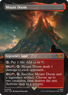 Mount Doom (Borderless) (343) [The Lord of the Rings: Tales of Middle-earth] - Deck Out Gaming
