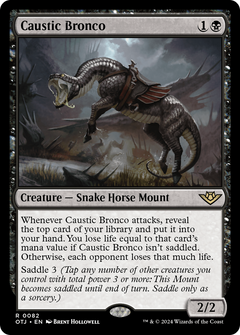 Caustic Bronco (82) [Outlaws of Thunder Junction] - Deck Out Gaming