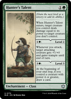 Hunter's Talent (179) [Bloomburrow] foil - Deck Out Gaming