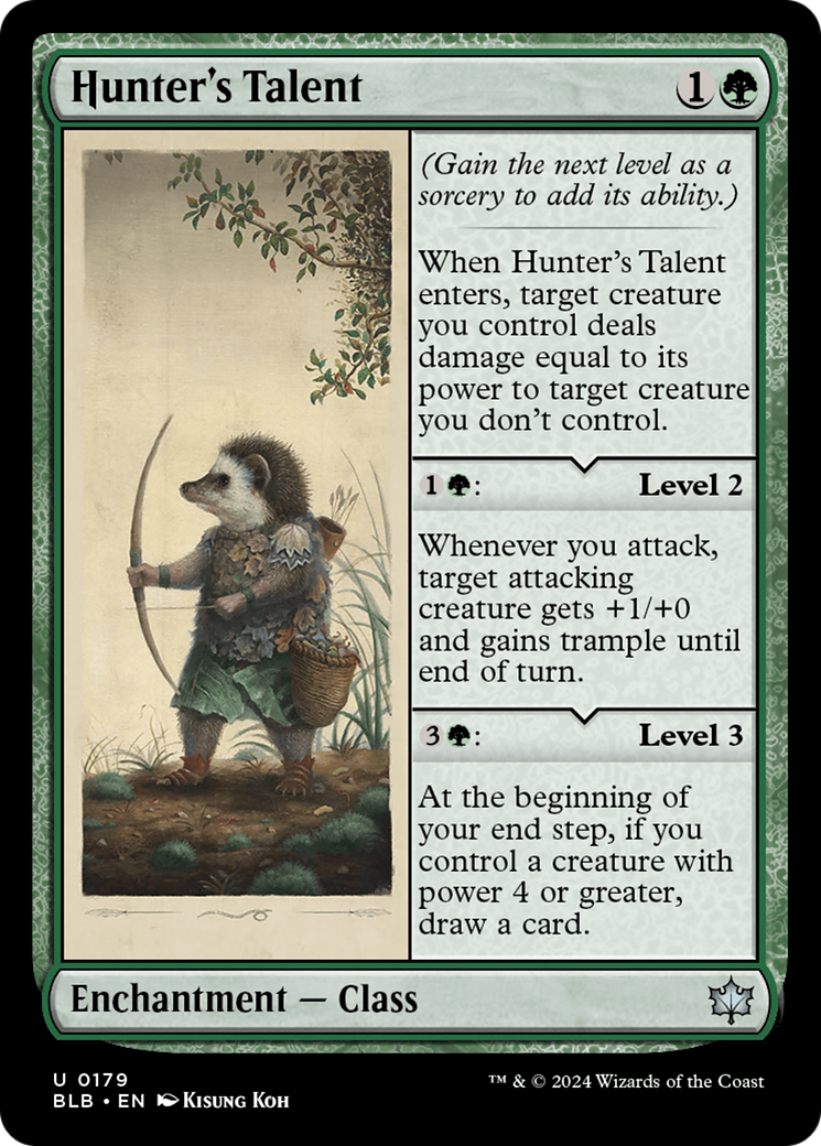Hunter's Talent (179) [Bloomburrow] foil - Deck Out Gaming