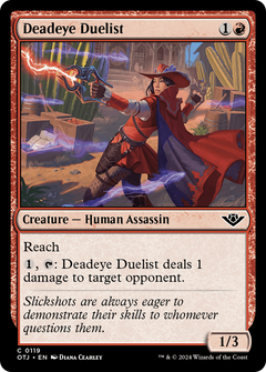 Deadeye Duelist (119) [Outlaws of Thunder Junction] foil - Deck Out Gaming