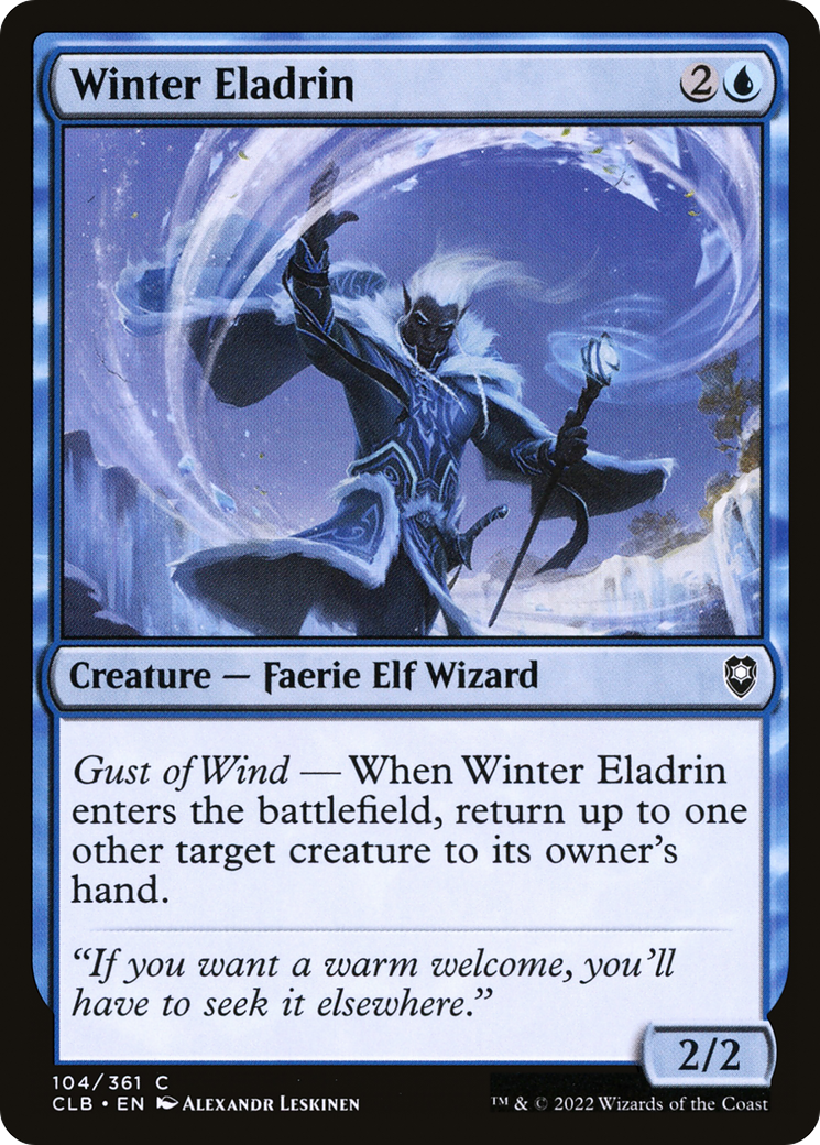 Winter Eladrin (104) [Commander Legends: Battle for Baldur's Gate] - Deck Out Gaming
