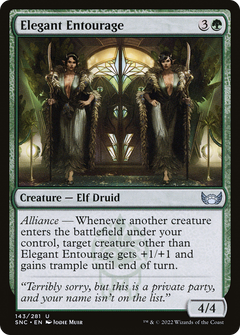 Elegant Entourage (143) [Streets of New Capenna] foil - Deck Out Gaming