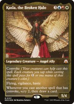 Kasla, the Broken Halo (137) [March of the Machine Commander] etched - Deck Out Gaming