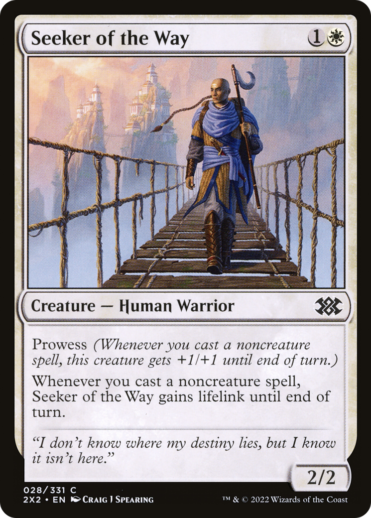 Seeker of the Way (28) [Double Masters 2022] - Deck Out Gaming