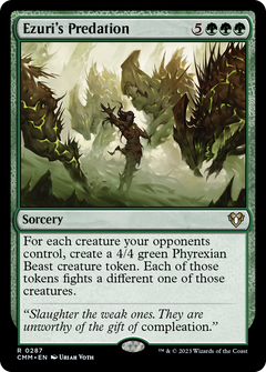 Ezuri's Predation (287) [Commander Masters] foil - Deck Out Gaming