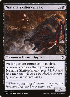Nimana Skitter-Sneak (116) [Zendikar Rising] foil - Deck Out Gaming