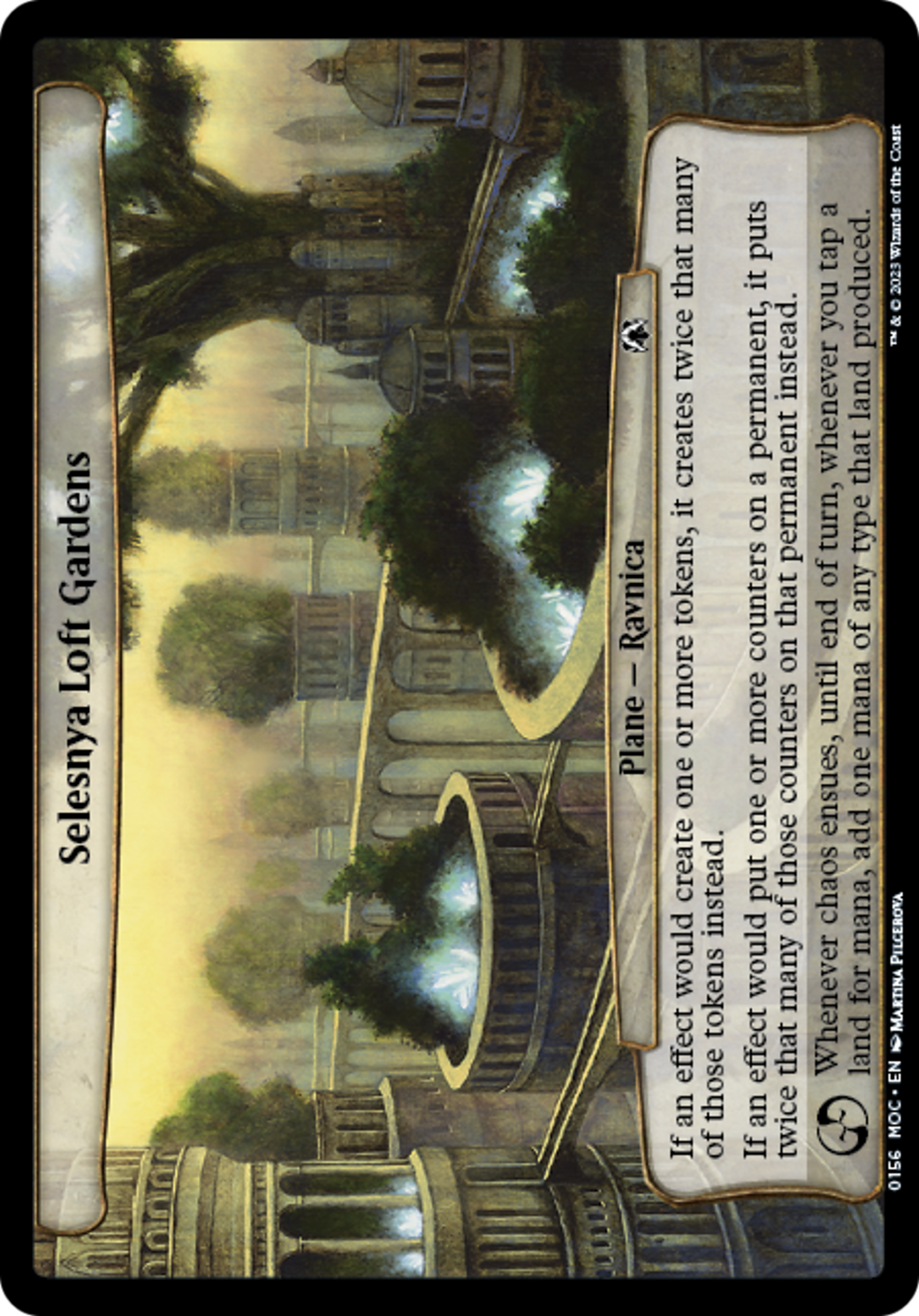 Selesnya Loft Gardens (156) [March of the Machine Commander] - Deck Out Gaming