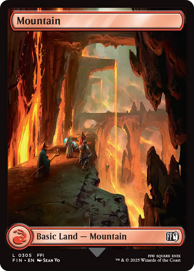 Mountain (305) [FINAL FANTASY] foil - Deck Out Gaming