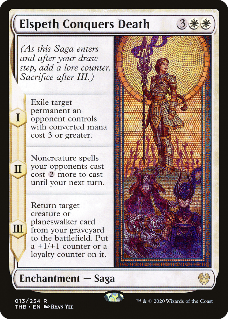 Elspeth Conquers Death (13) [Theros Beyond Death] foil - Deck Out Gaming