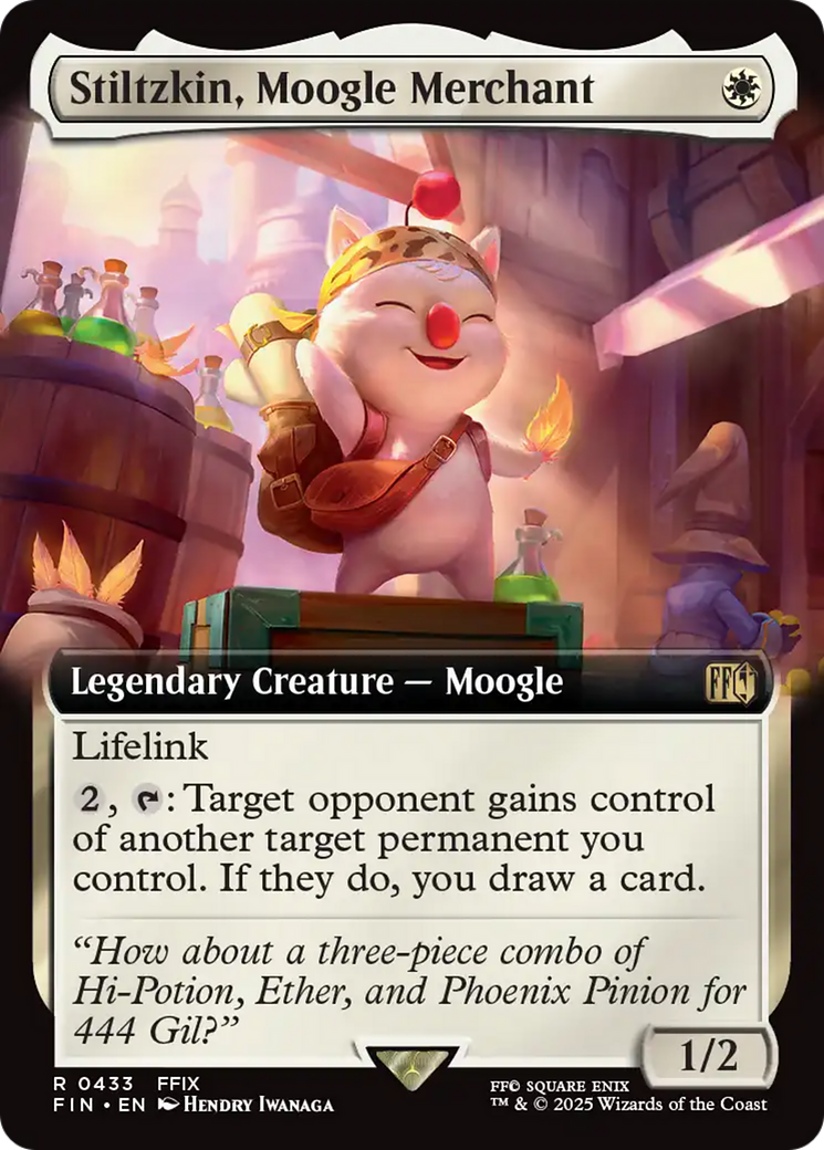 Stiltzkin, Moogle Merchant (433) [FINAL FANTASY] foil - Deck Out Gaming