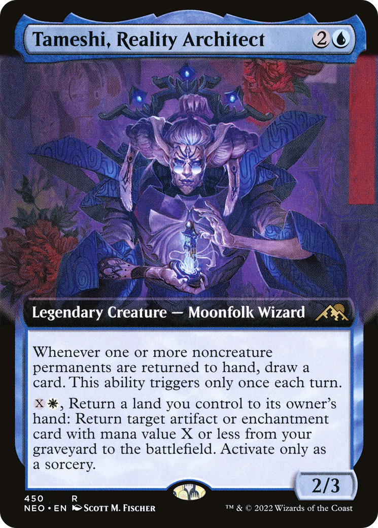 Tameshi, Reality Architect (Extended Art) (450) [Kamigawa: Neon Dynasty] - Deck Out Gaming