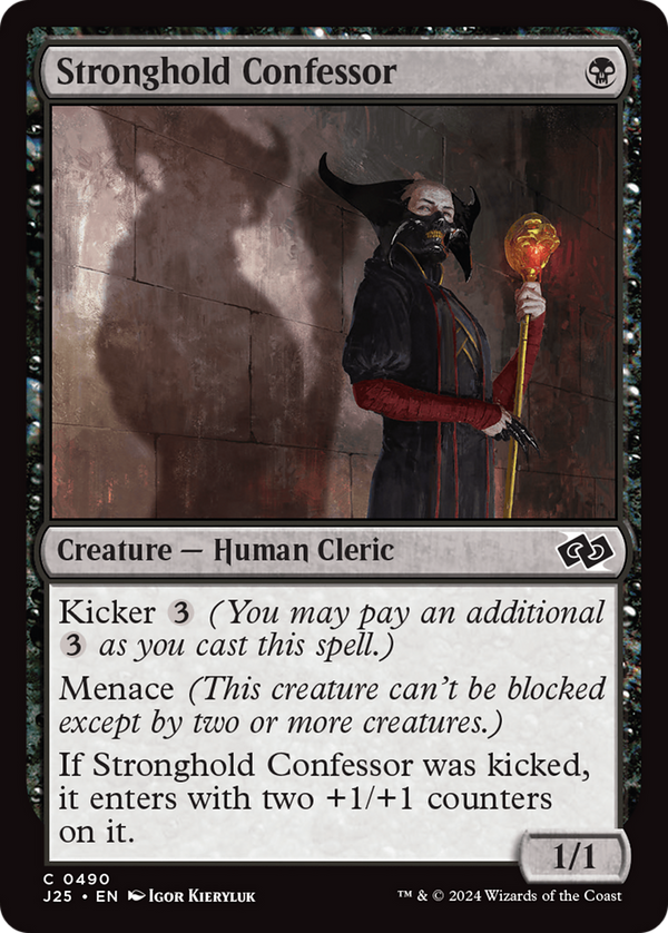 Stronghold Confessor (490) [Foundations Jumpstart] - Deck Out Gaming