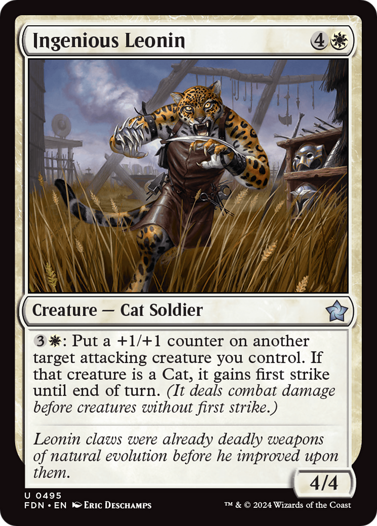Ingenious Leonin (495) [Foundations] - Deck Out Gaming