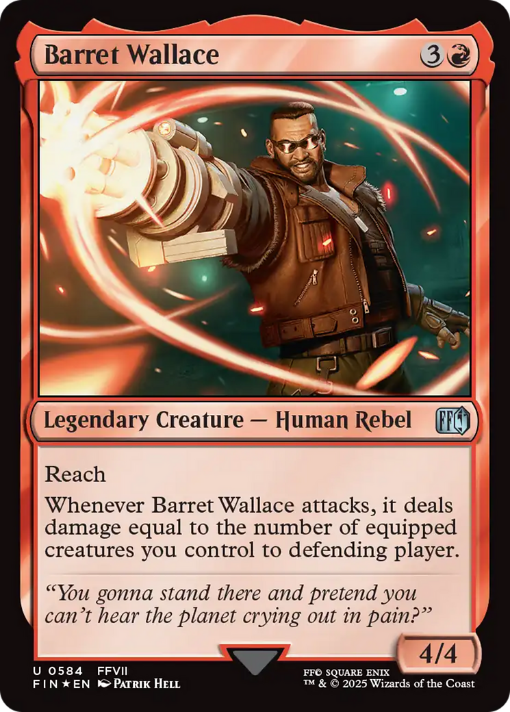 Barret Wallace (584) [FINAL FANTASY] foil - Deck Out Gaming