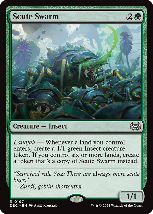 Scute Swarm (197) [Duskmourn: House of Horror Commander] - Deck Out Gaming