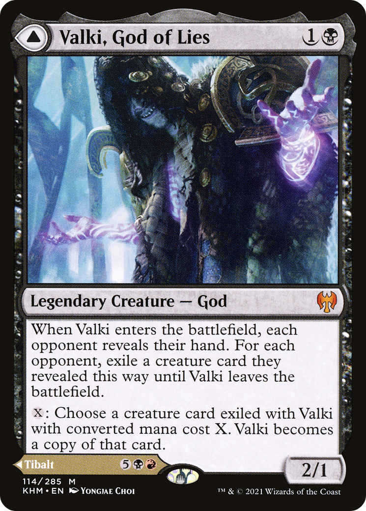 Valki, God of Lies (114) [Kaldheim] - Deck Out Gaming
