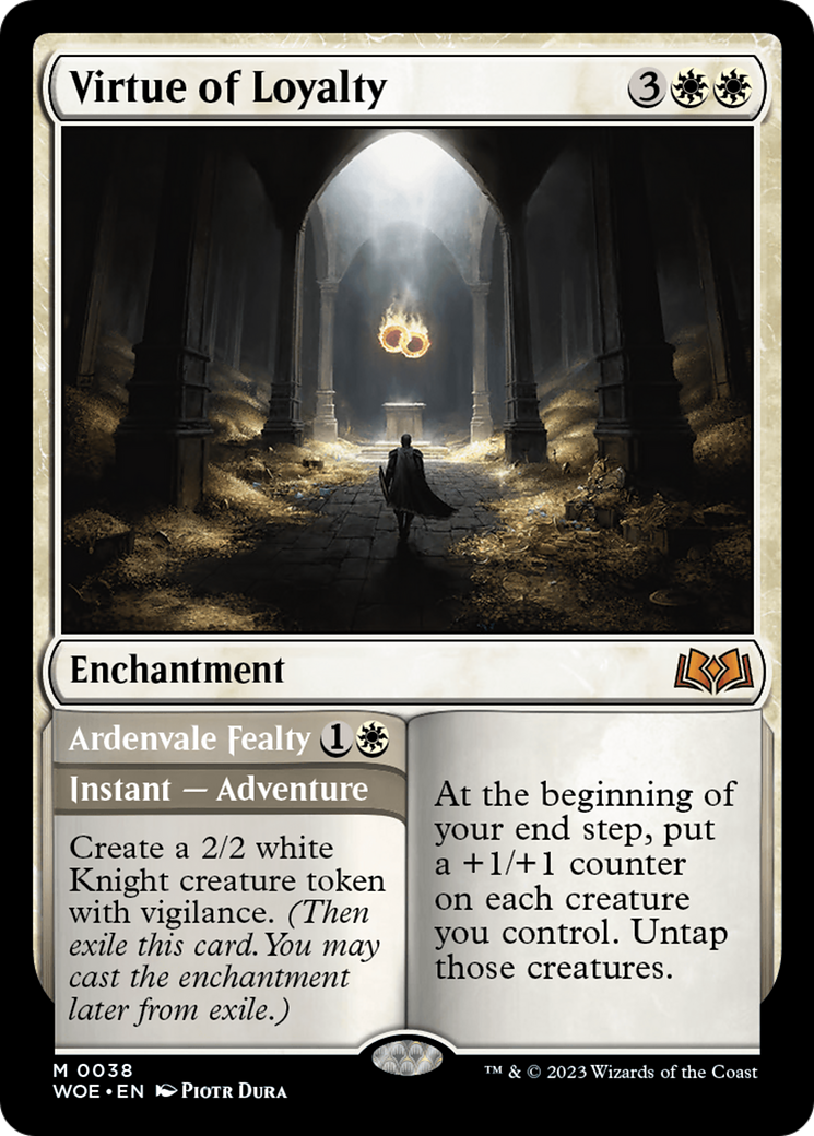 Virtue of Loyalty (38) [Wilds of Eldraine] foil - Deck Out Gaming