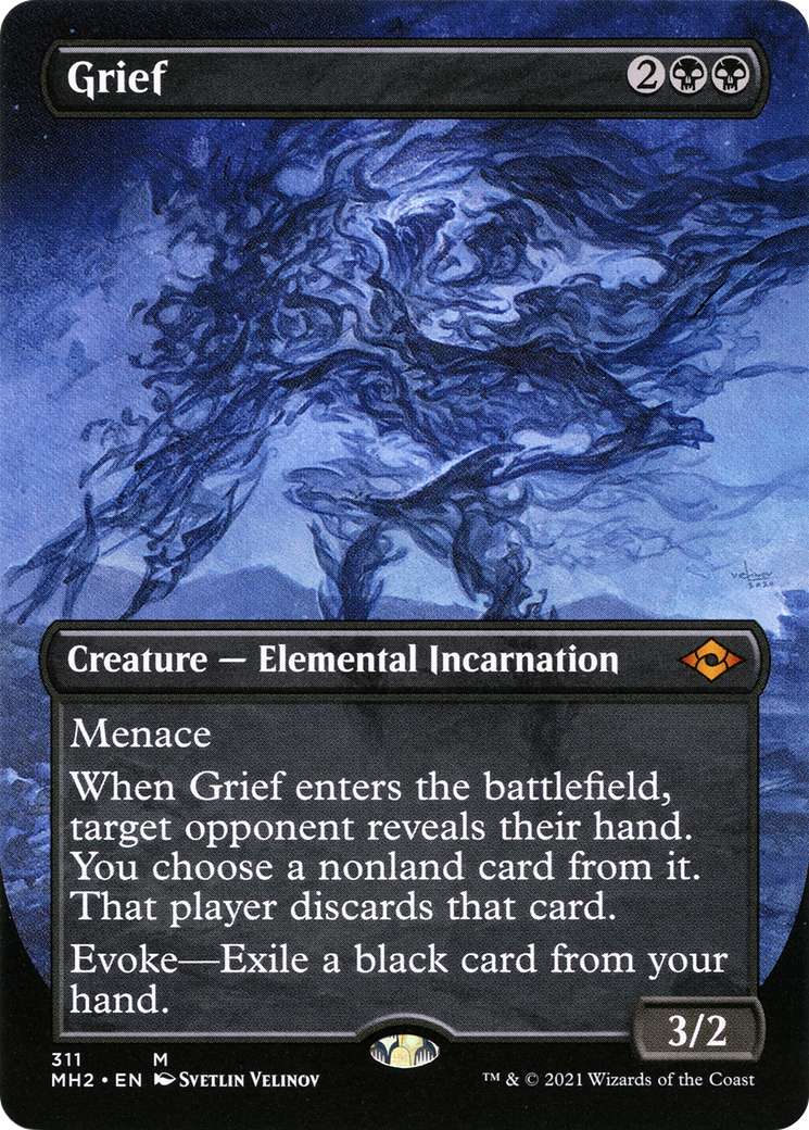 Grief (Borderless) (311) [Modern Horizons 2] - Deck Out Gaming