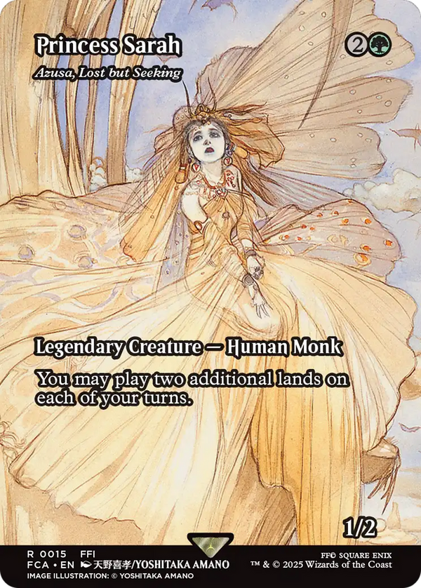 Princess Sarah - Azusa, Lost but Seeking (Showcase) (15) [FINAL FANTASY: Through the Ages] foil - Deck Out Gaming