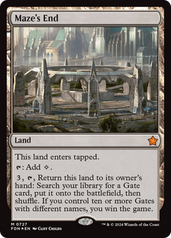 Maze's End (727) [Foundations] foil - Deck Out Gaming