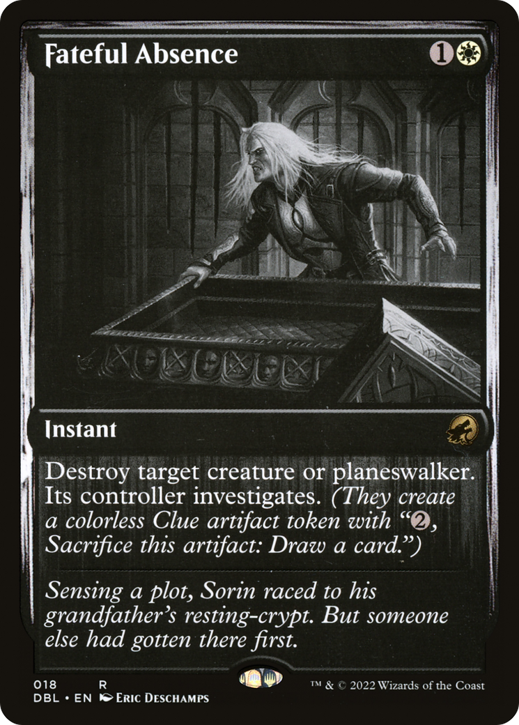Fateful Absence (18) [Innistrad: Double Feature] foil - Deck Out Gaming