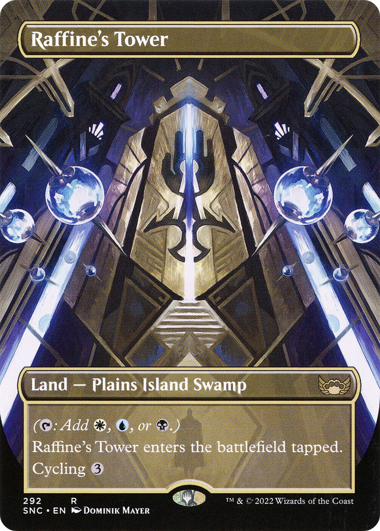 Raffine's Tower (Borderless) (292) [Streets of New Capenna] foil - Deck Out Gaming
