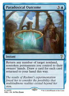 Paradoxical Outcome (White Border) (33) [Mystery Booster 2] - Deck Out Gaming